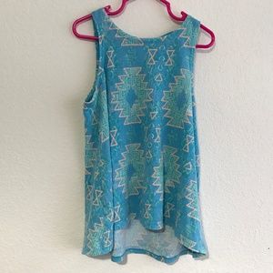 Kids Arizona Jean Light Blue Tank Top Sz 6